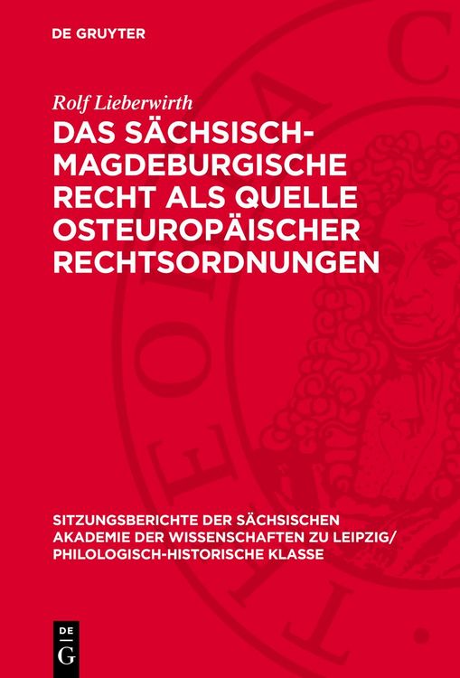Produktbild: Das s&auml;chsisch-magdeburgische Recht als Quelle osteurop&auml;ischer Rechtsordnungen