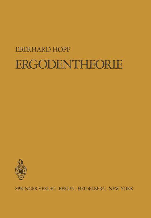 Produktbild: Ergodentheorie
