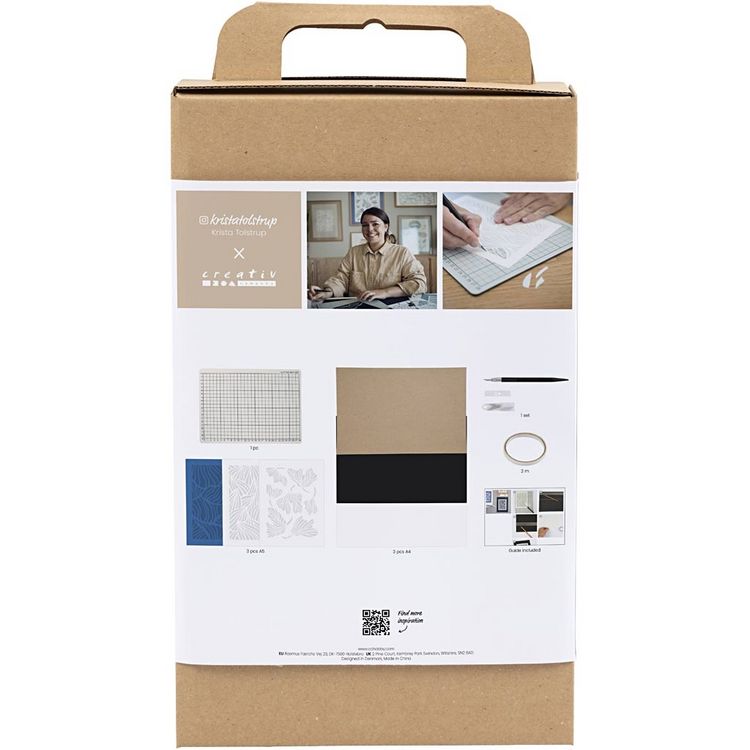 Produktbild: Creativ Company Kreativ Set Papierkunst, Bilder zum Aush&auml;ngen, Creme
