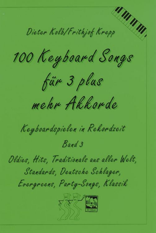 Produktbild: 100 Keyboardsongs f&uuml;r 3 plus mehr Akkorde