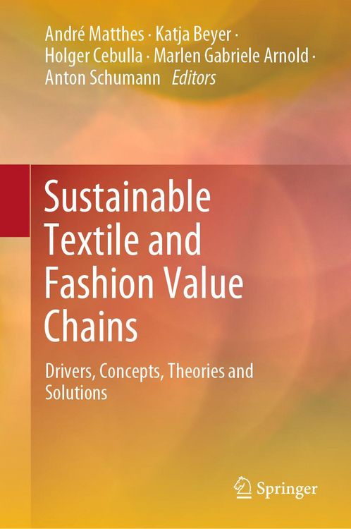 Produktbild: Sustainable Textile and Fashion Value Chains