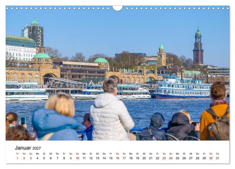 Produktbild: Hamburg Events (Wandkalender 2027 DIN A3 quer), CALVENDO Monatskalender
