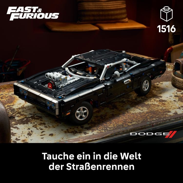 Produktbild: LEGO Technic 42231 Fast and Furious Dodge Charger R/T Auto, Modellbau