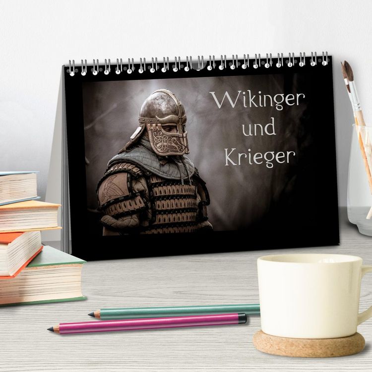 Produktbild: Wikinger und Krieger (Tischkalender 2026 DIN A5 quer), CALVENDO Monatskalender