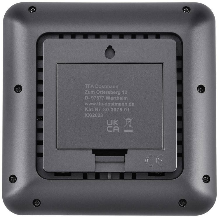 Produktbild: TFA Dostmann KLIMA@HOME 2 Funk-Thermo-/Hygrometer Schwarz 30.3075.01