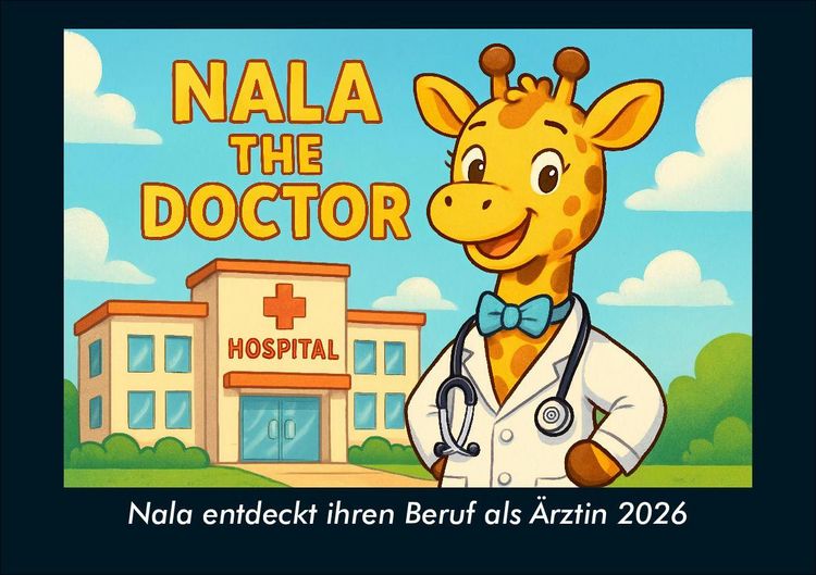 Produktbild: Nala entdeckt ihren Beruf als &Auml;rztin 2026 Fotokalender DIN A5
