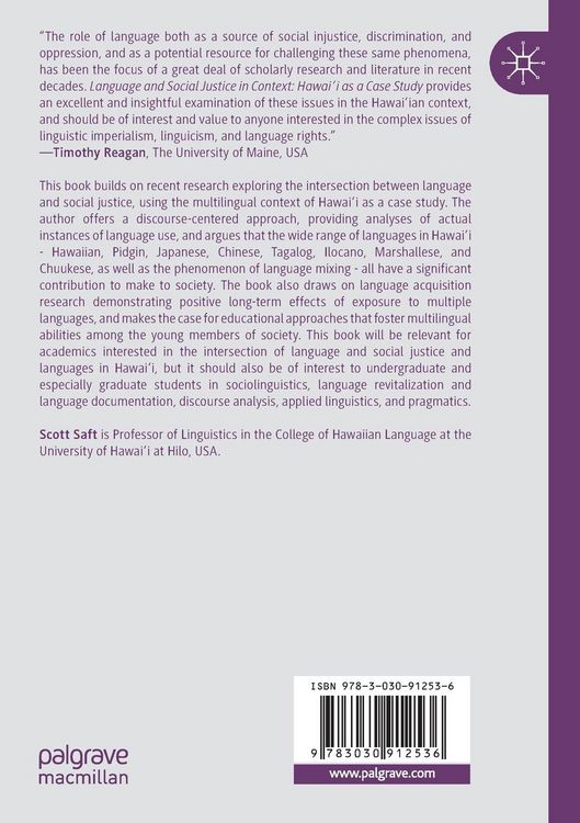 Produktbild: Language and Social Justice in Context