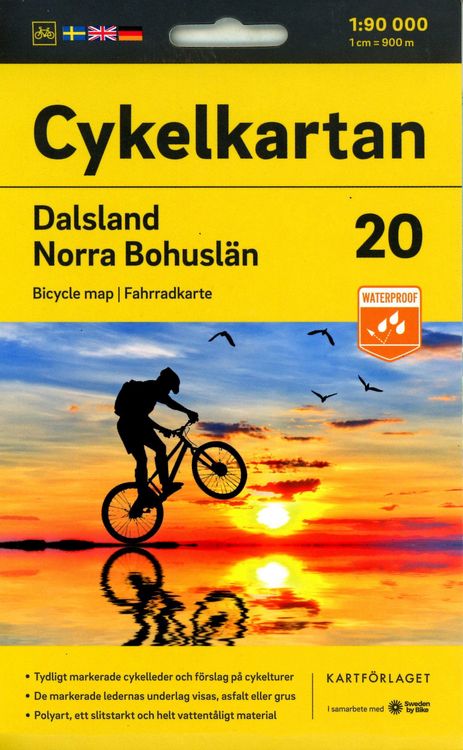 Produktbild: Cykelkartan Blad 20 Dalsland/Norra Bohusl&auml;n 1:90000