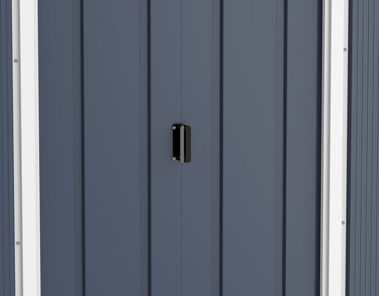 Produktbild: Metall Ger&auml;tehaus 202x174 Gartenhaus Schiebet&uuml;ren