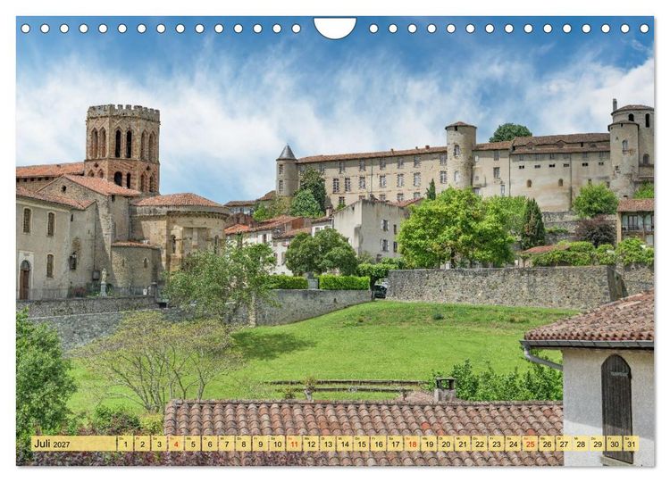 Produktbild: Gascogne, ein St&uuml;ck Paradies (Wandkalender 2027 DIN A4 quer), CALVENDO Monatskalender