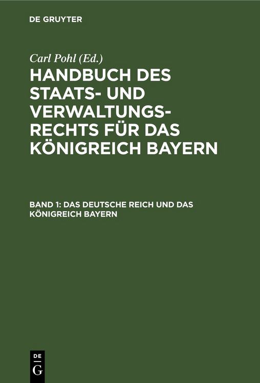 Produktbild: Das deutsche Reich und das K&ouml;nigreich Bayern