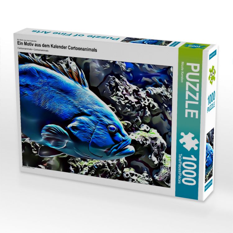 Produktbild: CALVENDO Puzzle Ein Motiv aus dem Kalender Cartoonanimals | 1000 Teile Lege-Gr&ouml;&szlig;e 64x48cm Foto-Puzzle f&uuml;r gl&uuml;ckliche Stunden