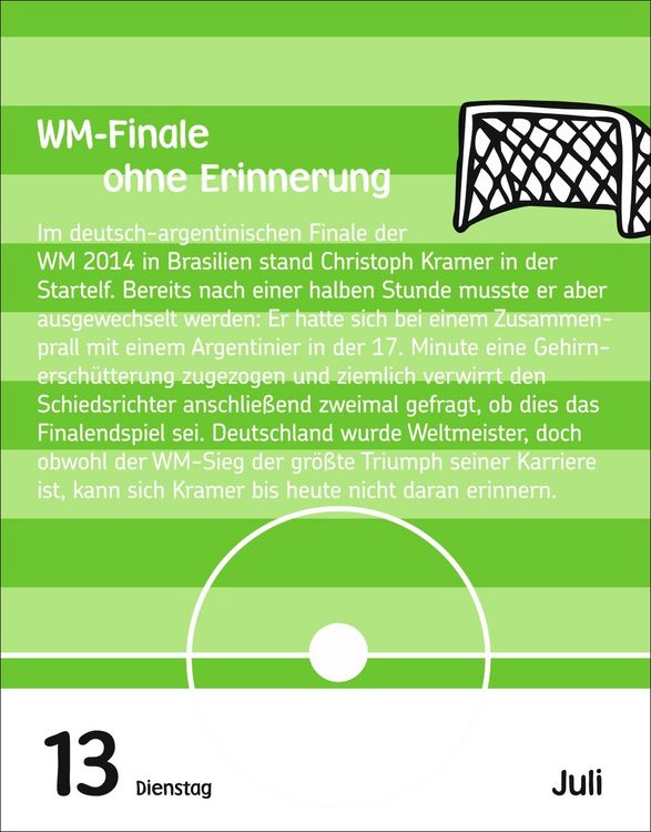 Produktbild: Fu&szlig;ballspa&szlig; f&uuml;r Kids Tagesabrei&szlig;kalender 2027 - Witze, lustige Spr&uuml;che und verr&uuml;ckte Fakten