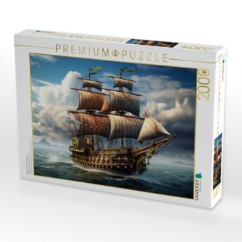 Produktbild: CALVENDO Puzzle Segelschiff auf dem Meer | 2000 Teile Lege-Gr&ouml;&szlig;e 90x67cm Foto-Puzzle f&uuml;r gl&uuml;ckliche Stunden