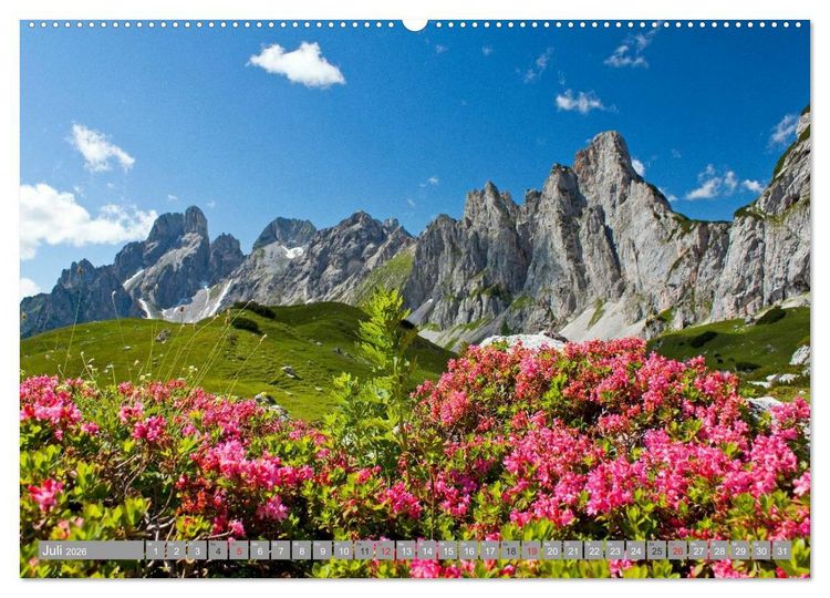 Produktbild: Die Bischofsm&uuml;tze im sch&ouml;nen Salzburger Land (hochwertiger Premium Wandkalender 2026 DIN A2 quer), Kunstdruck in Hochglanz