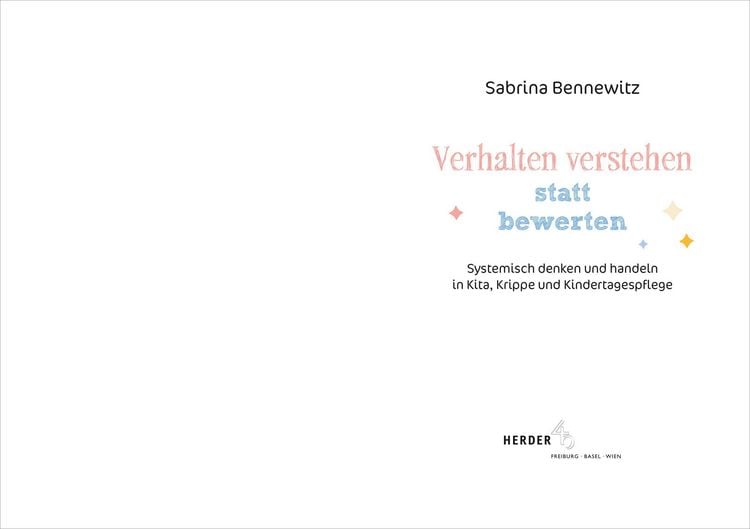 Produktbild: Verhalten verstehen statt bewerten