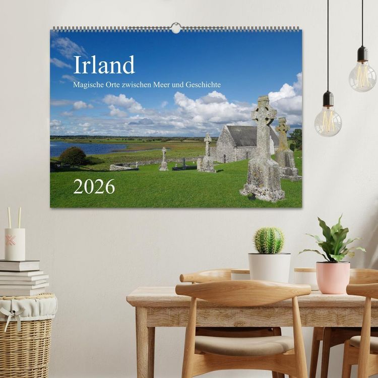 Produktbild: Irland &ndash; Magische Orte zwischen Meer und Geschichte (Wandkalender 2026 DIN A2 quer), CALVENDO Monatskalender