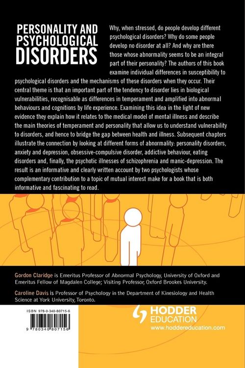 Produktbild: Personality and Psychological Disorders