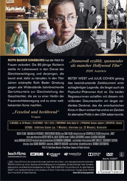 Produktbild: RBG - Ein Leben f&uuml;r die Gerechtigkeit