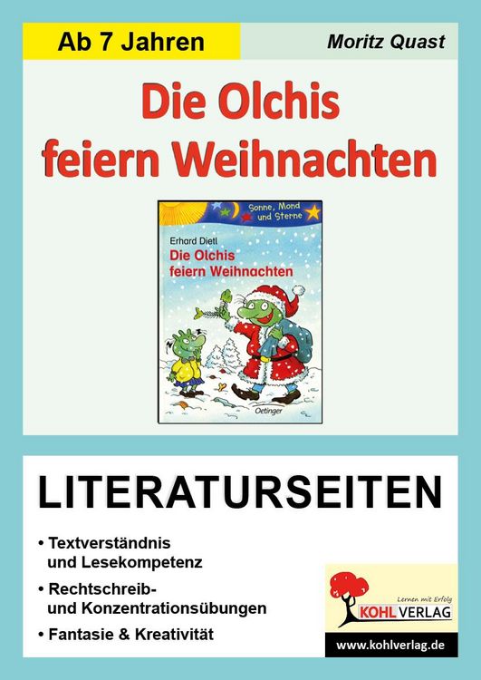 Produktbild: Die Olchis feiern Weihnachten - Literaturseiten