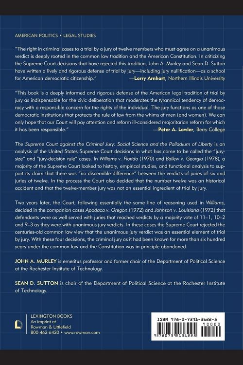 Produktbild: Supreme Court against the Criminal Jury