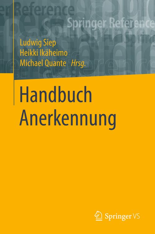 Produktbild: Handbuch Anerkennung