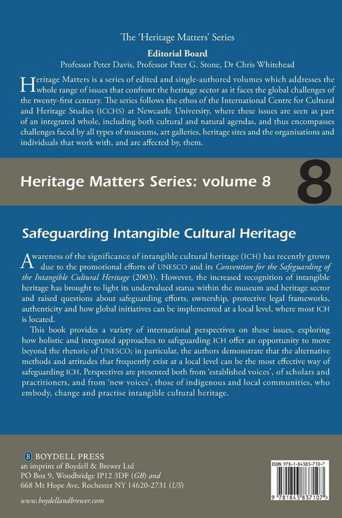 Produktbild: Safeguarding Intangible Cultural Heritage