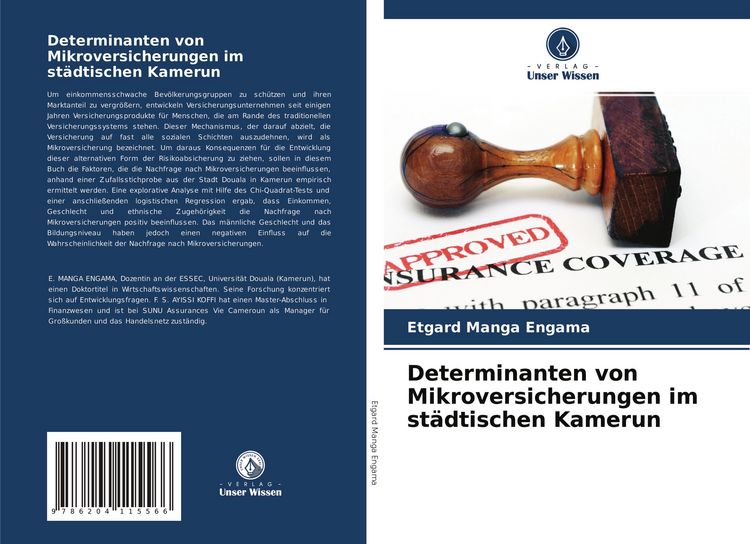 Produktbild: Determinanten von Mikroversicherungen im st&auml;dtischen Kamerun