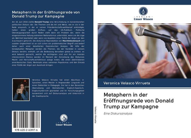 Produktbild: Metaphern in der Er&ouml;ffnungsrede von Donald Trump zur Kampagne
