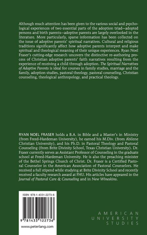 Produktbild: The Spiritual Narratives of Adoptive Parents