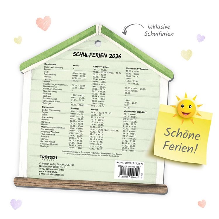 Produktbild: Trötsch Abreißkalender Heimatliebe 2026