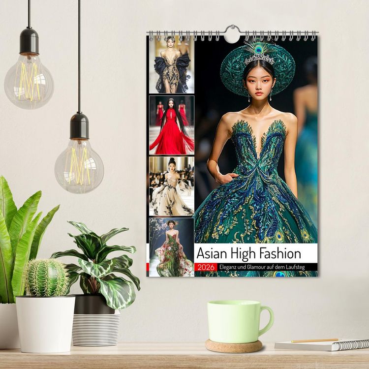 Produktbild: Asian High Fashion. Eleganz und Glamour auf dem Laufsteg (Wandkalender 2026 DIN A4 hoch), CALVENDO Monatskalender