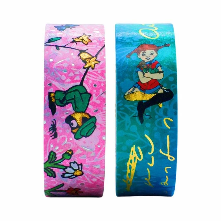 Produktbild: Washi Tape, Astrid Lindgren, Pippi Langstrumpf
