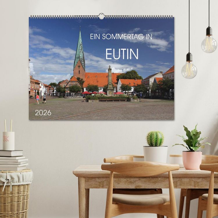 Produktbild: Ein Sommertag in Eutin (Wandkalender 2026 DIN A2 quer), CALVENDO Monatskalender