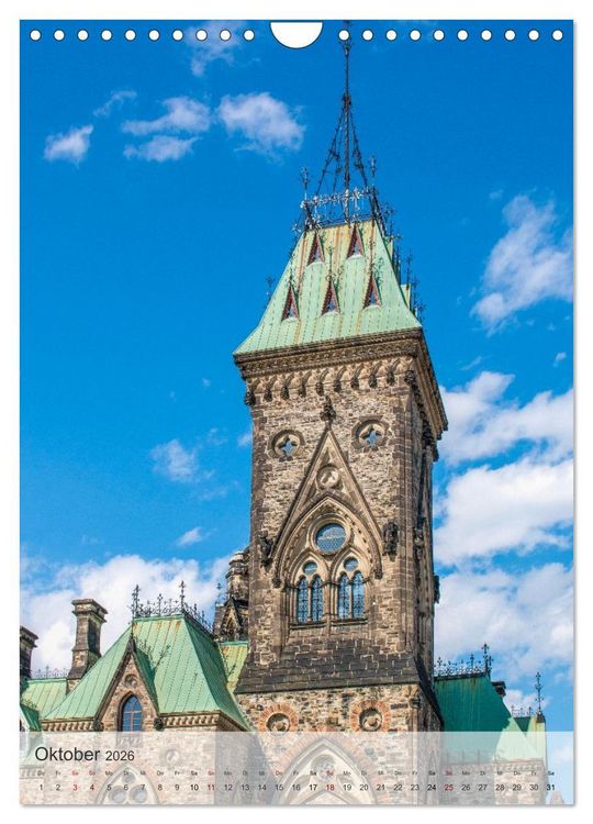 Produktbild: Ottawa - Eine Stadt mit Geschichte (Wandkalender 2026 DIN A4 hoch), CALVENDO Monatskalender