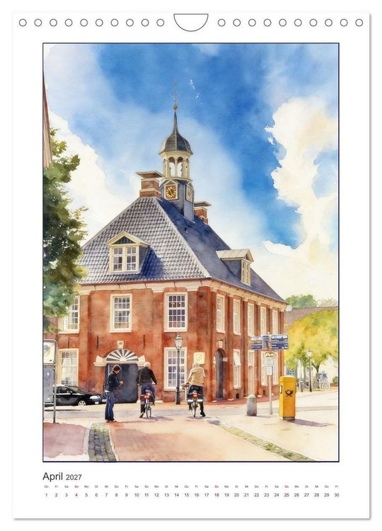 Produktbild: Hafen und Altstadt - Leer in Ostfriesland (Wandkalender 2027 DIN A4 hoch), CALVENDO Monatskalender