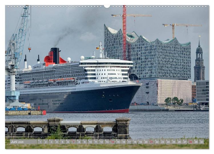Produktbild: Hamburg Stadt an der Alster und Elbe (Wandkalender 2026 DIN A2 quer), CALVENDO Monatskalender
