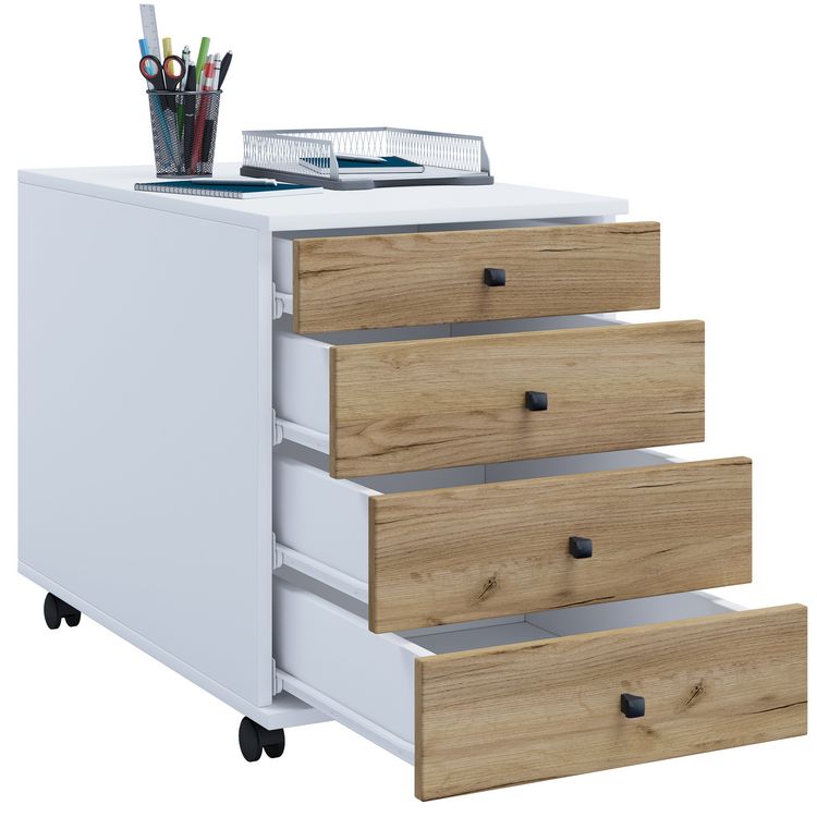 Produktbild: Rollcontainer B&uuml;rocontainer Schublade Lona 75 cm