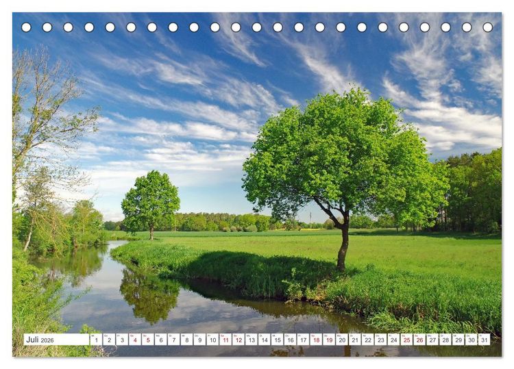 Produktbild: Wildes Wendland (Tischkalender 2026 DIN A5 quer), CALVENDO Monatskalender