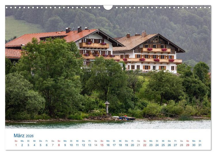 Produktbild: Sch&ouml;ner Tegernsee (Wandkalender 2026 DIN A3 quer), CALVENDO Monatskalender