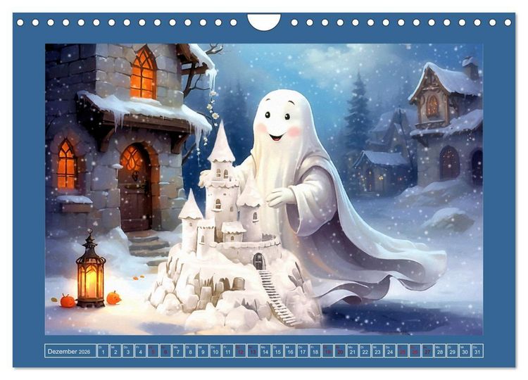 Produktbild: Korbinian, der kleine Geist (Wandkalender 2026 DIN A4 quer), CALVENDO Monatskalender