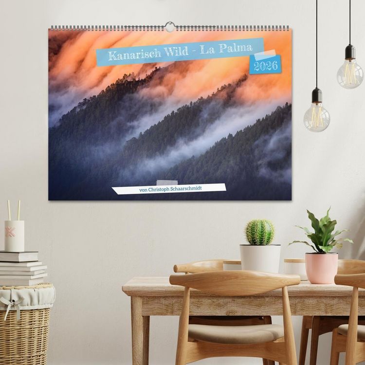Produktbild: Kanarisch Wild - La Palma (Wandkalender 2026 DIN A2 quer), CALVENDO Monatskalender
