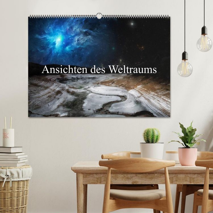 Produktbild: Ansichten des Weltraums (Wandkalender 2026 DIN A2 quer), CALVENDO Monatskalender
