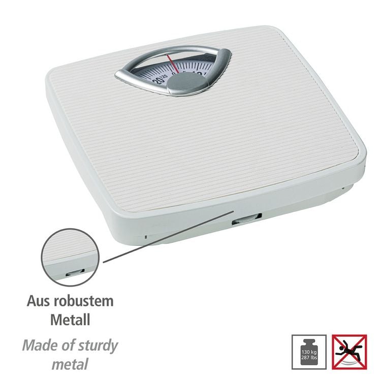 Produktbild: Personenwaage mechanisch, analoge K&ouml;rperwaage bis 130 kg