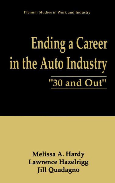 Produktbild: Ending a Career in the Auto Industry