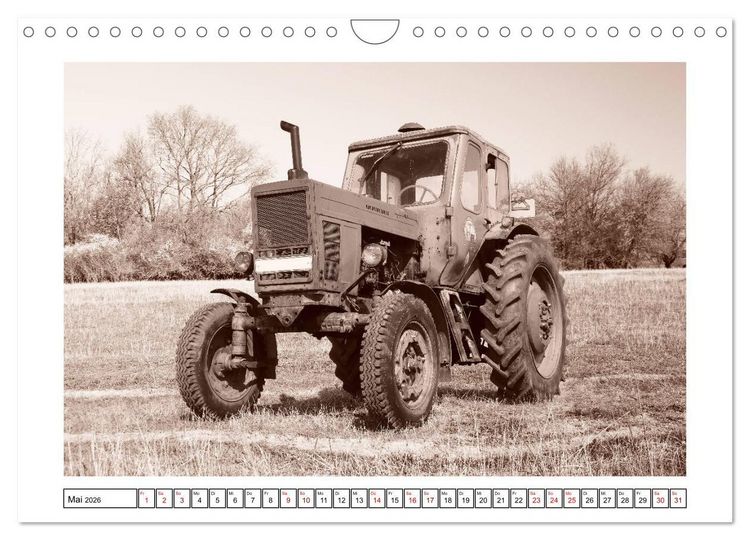 Produktbild: Von Lanz Bulldog bis Hanomag Traktor - Klassiker 1926 - 1975 (Wandkalender 2026 DIN A4 quer), CALVENDO Monatskalender