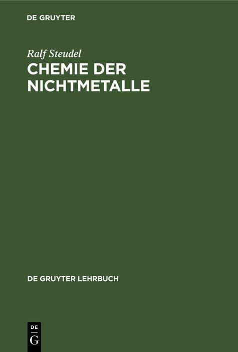 Produktbild: Chemie der Nichtmetalle