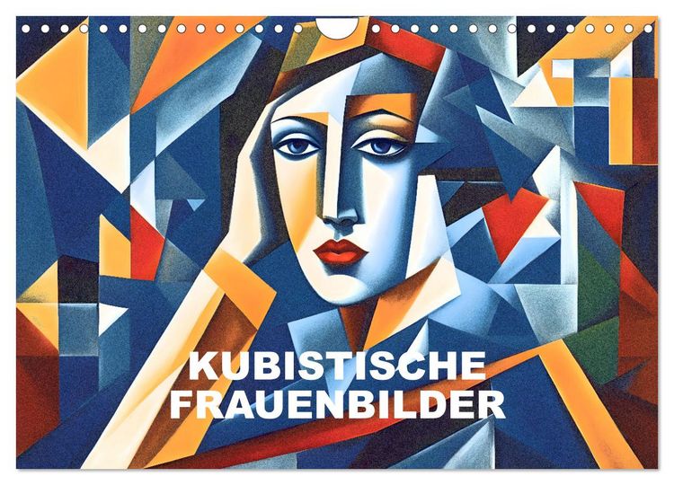 Produktbild: Kubistische Frauen Bilder (Wandkalender 2026 DIN A4 quer), CALVENDO Monatskalender