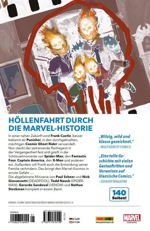 Produktbild: Cosmic Ghost Rider zerst&ouml;rt die Marvel-Geschichte