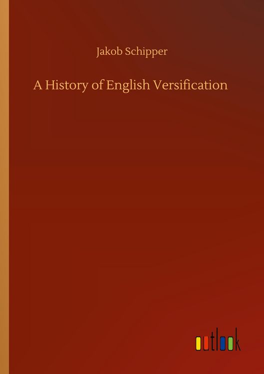 Produktbild: A History of English Versification